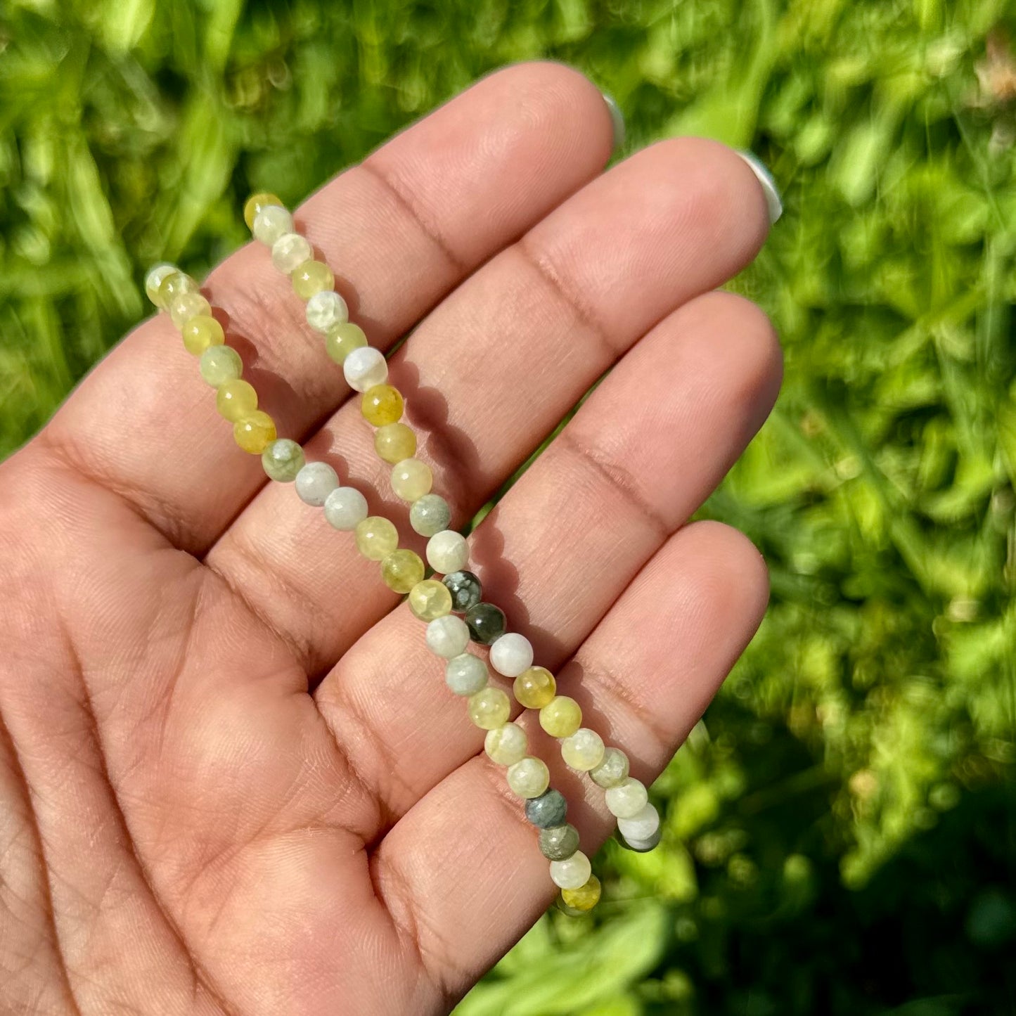 Bracelet en Serpentine 4mm