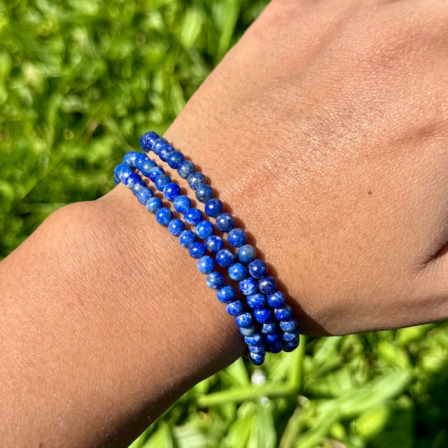 Bracelet en Lapis-Lazuli 4mm