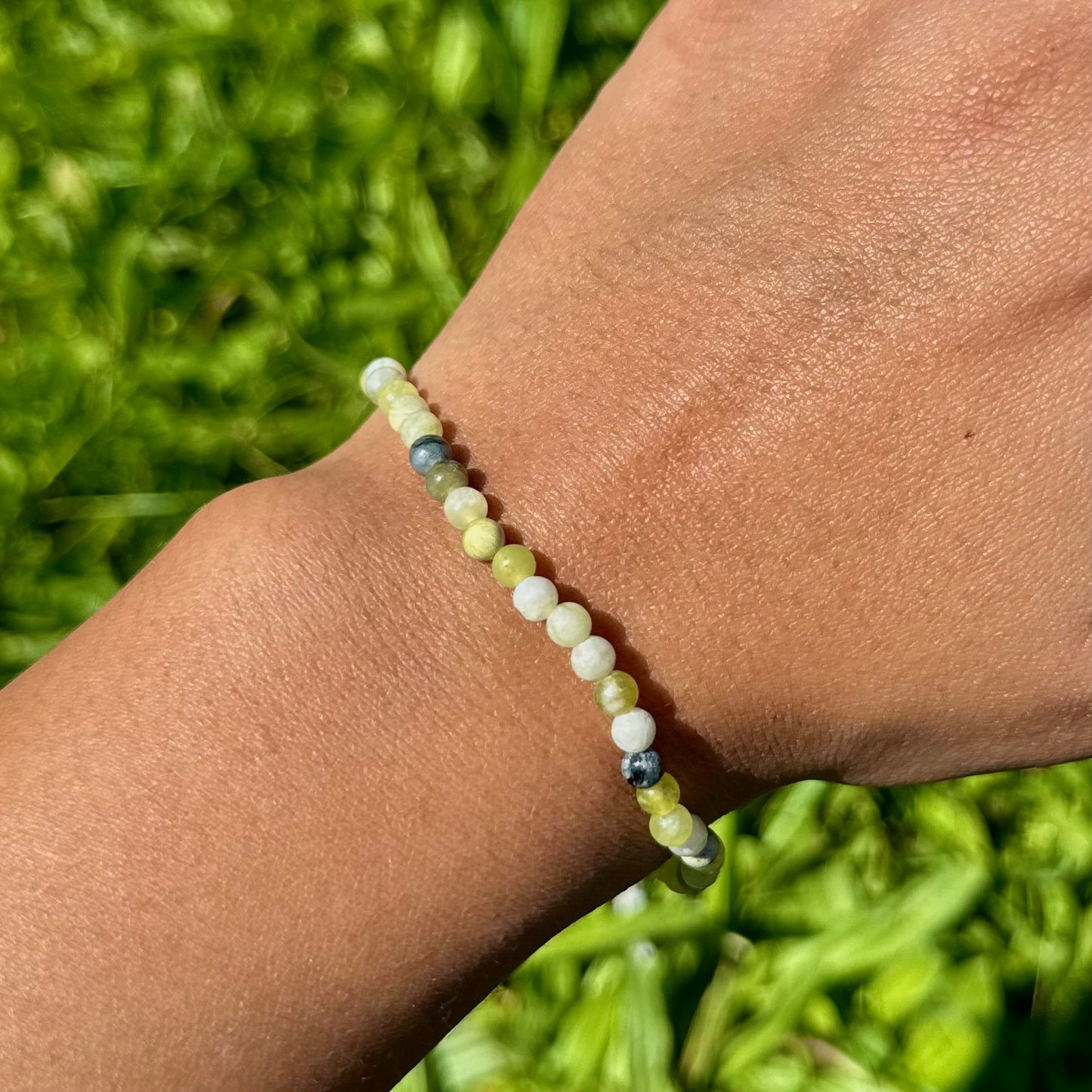 Bracelet en Serpentine 4mm