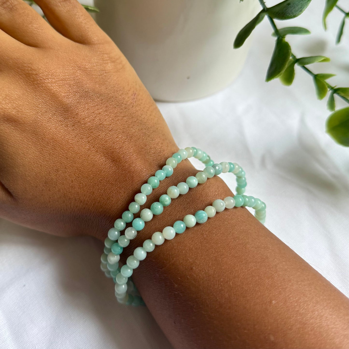 Bracelet en Amazonite 4mm