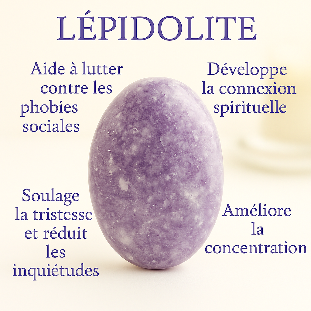Pendentif en Lépidolite