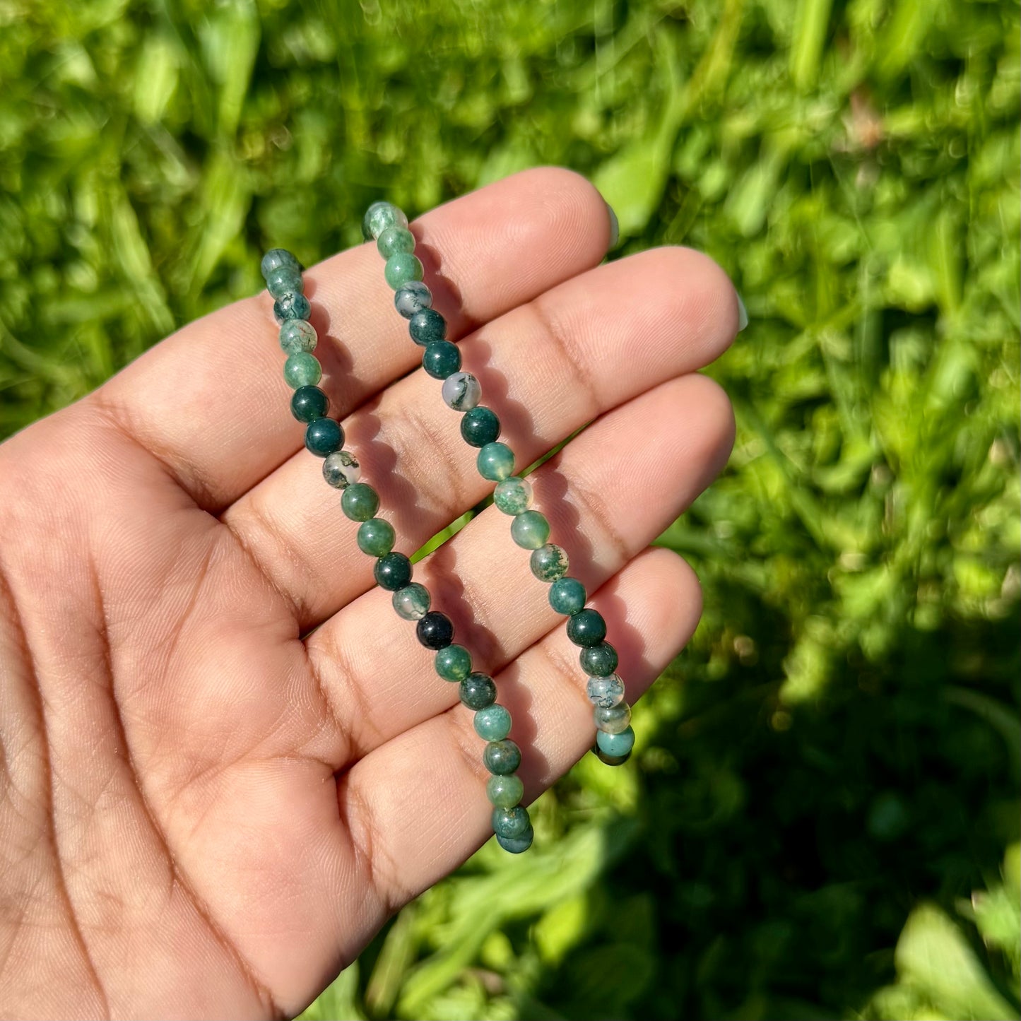 Bracelet Agate Mousse