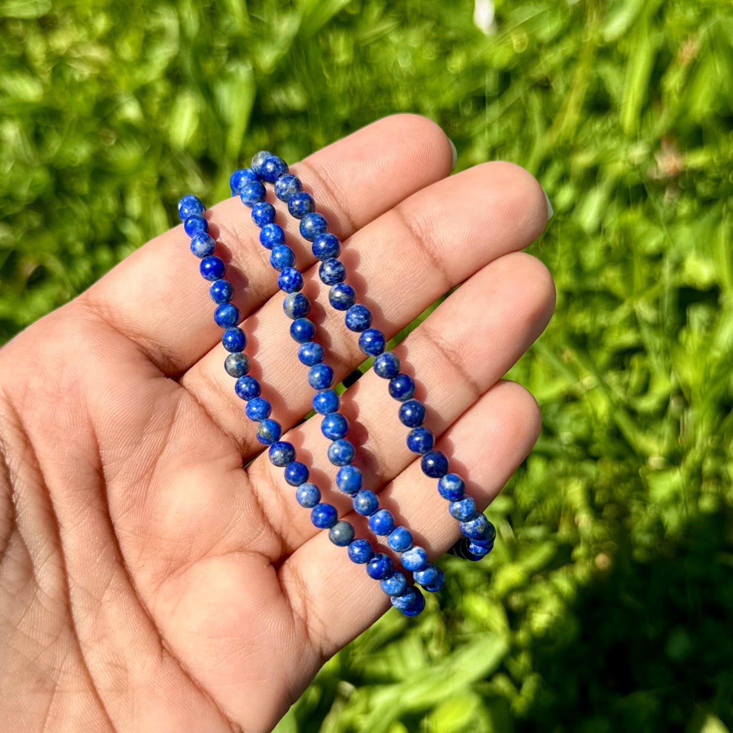 Bracelet en Lapis-Lazuli 4mm