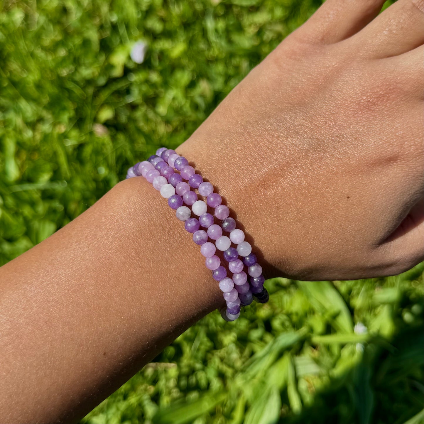 Bracelet en Lépidolite 4mm