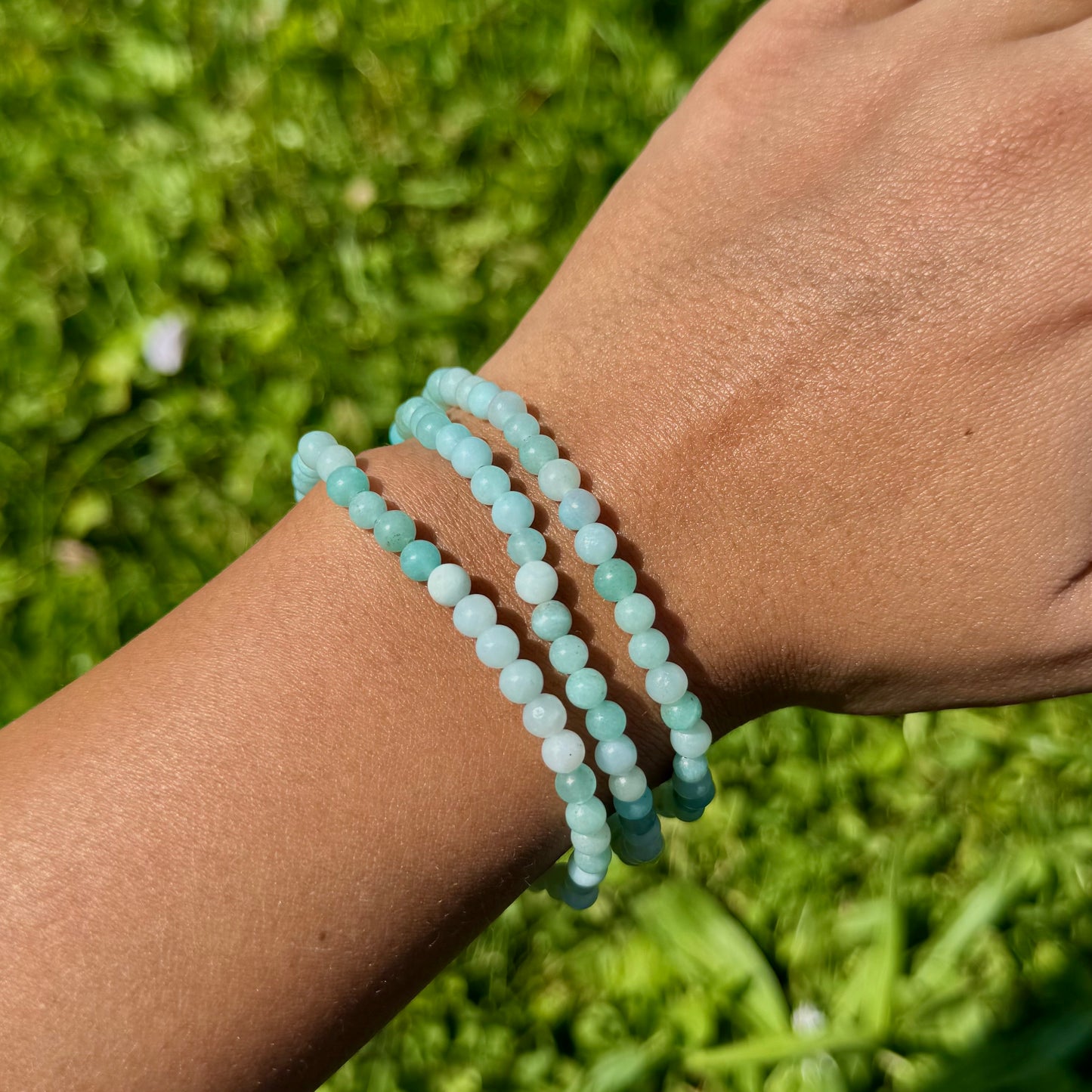Bracelet en Amazonite 4mm