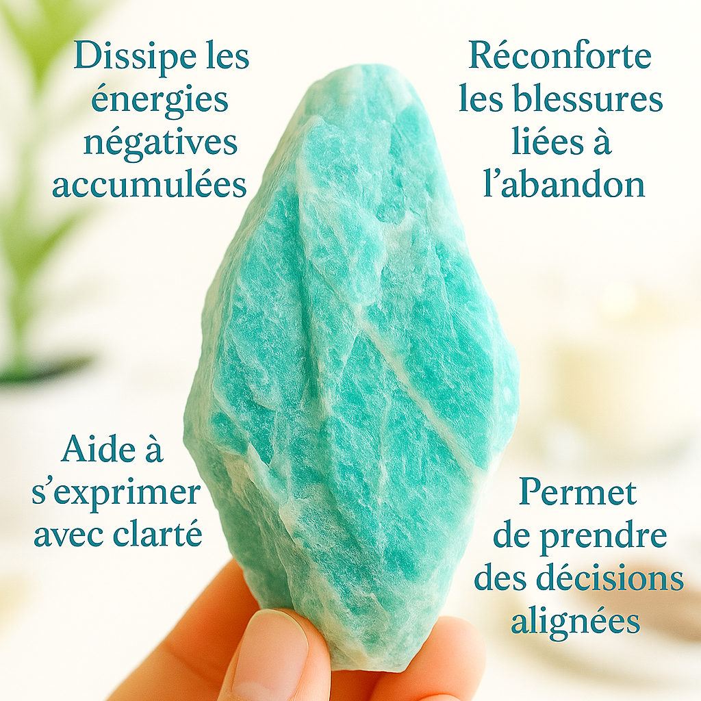Colliers de perles en Amazonite
