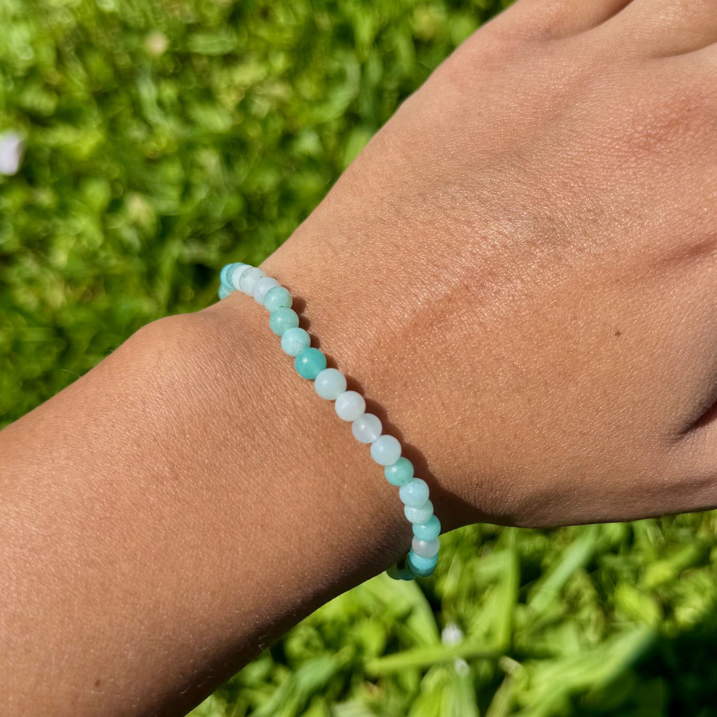 Bracelet en Amazonite 4mm