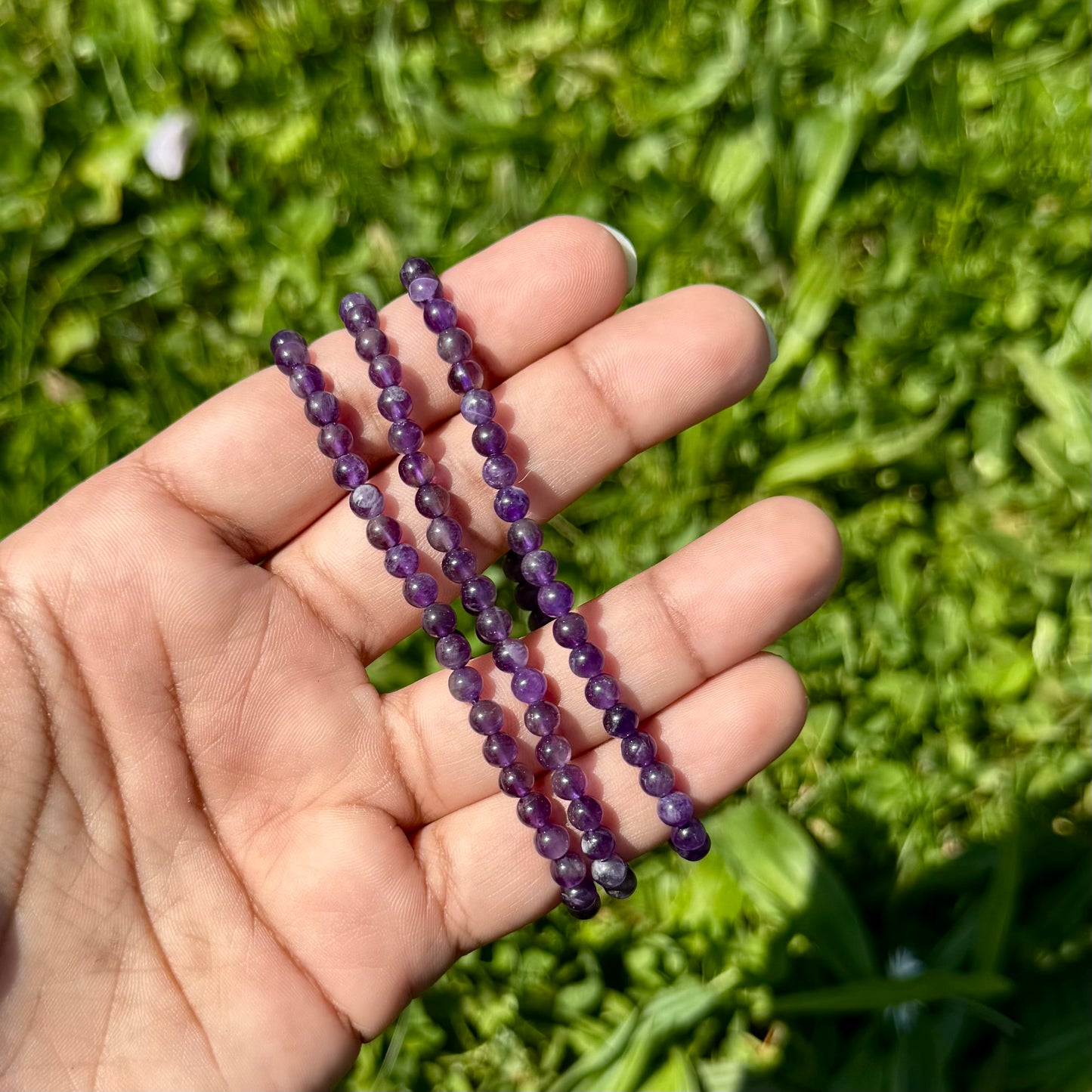 Bracelet en Améthyste 4mm