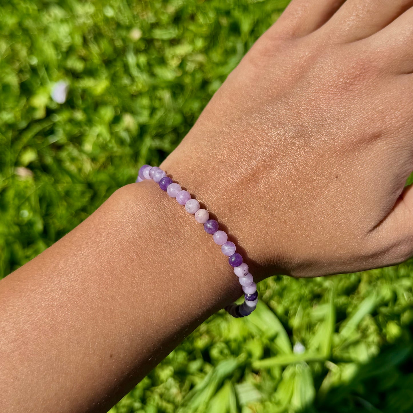 Bracelet en Lépidolite 4mm