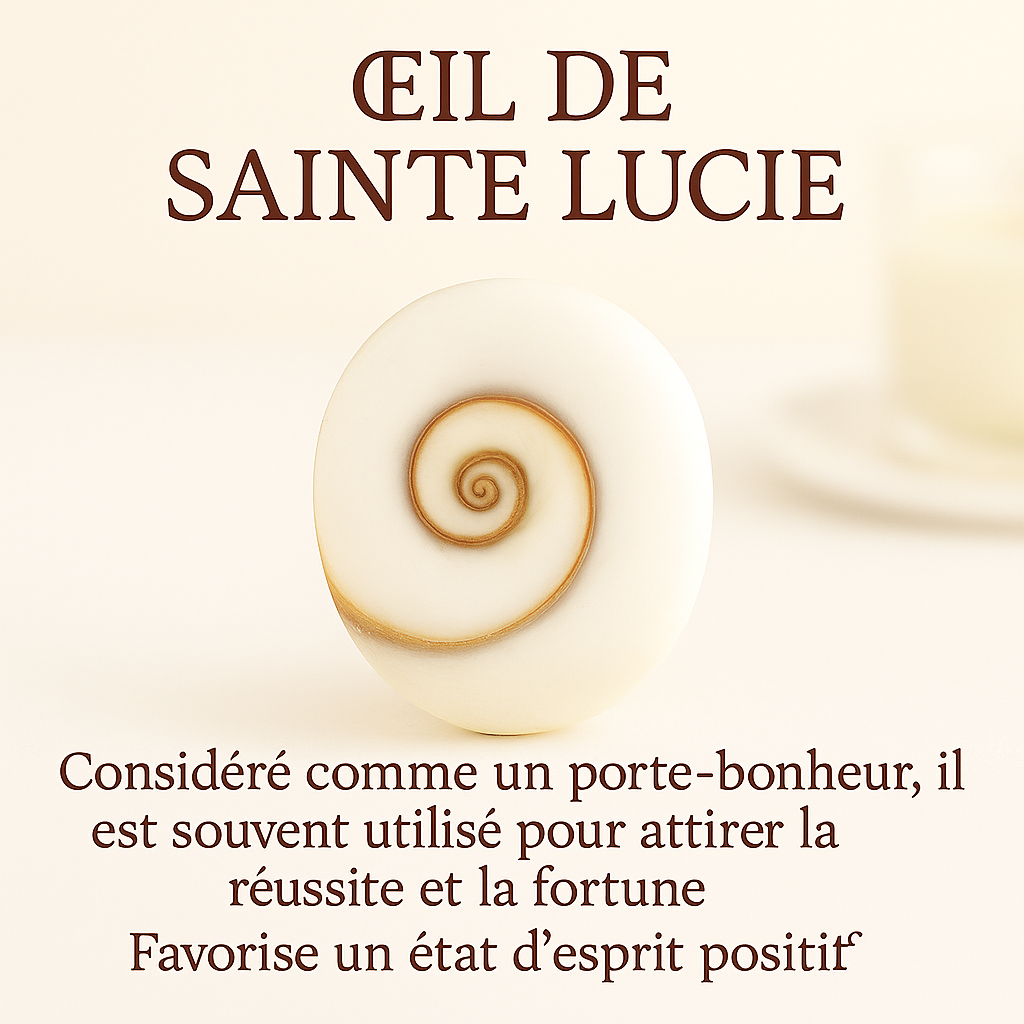 Pendentif en Œil de Sainte Lucie