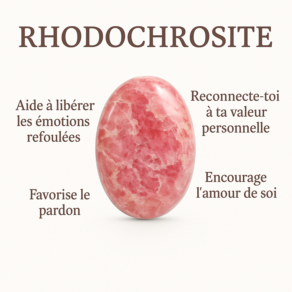 Pendentif en Rhodochrosite
