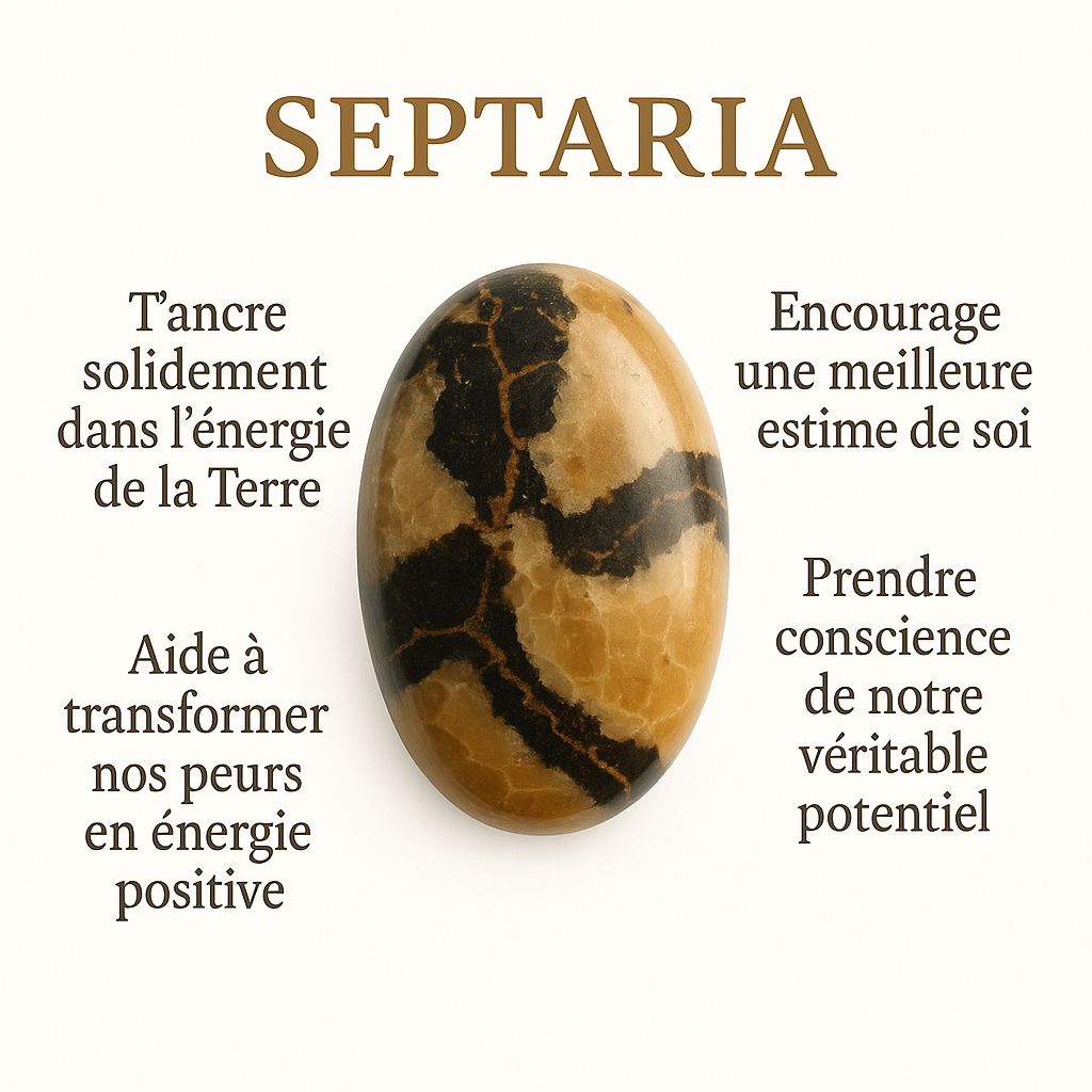 Pendentif en Septaria