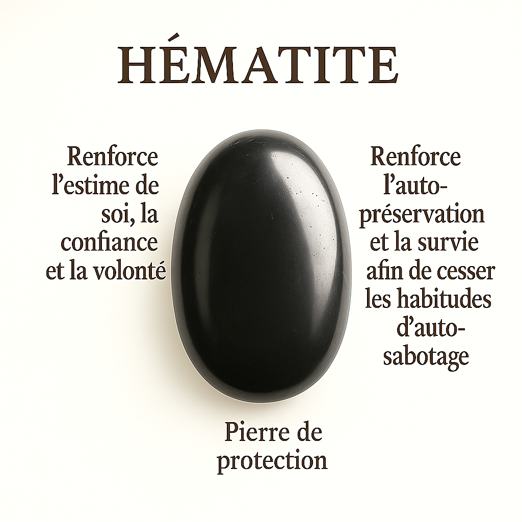 Bracelet en Hématite