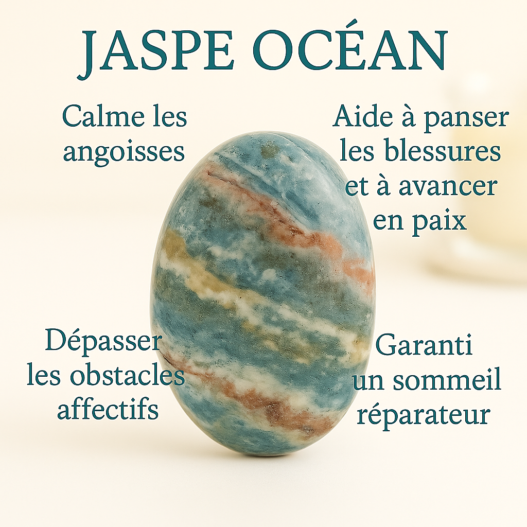 Pendentif en Jaspe Océan