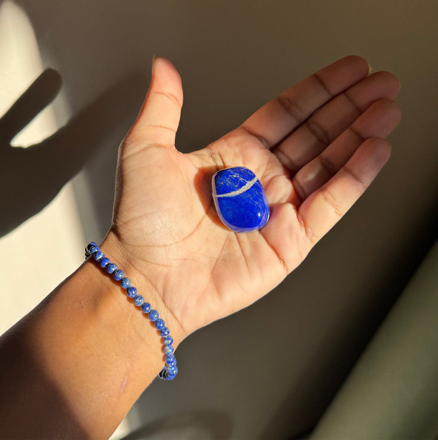 Pierre roulée lapis lazuli