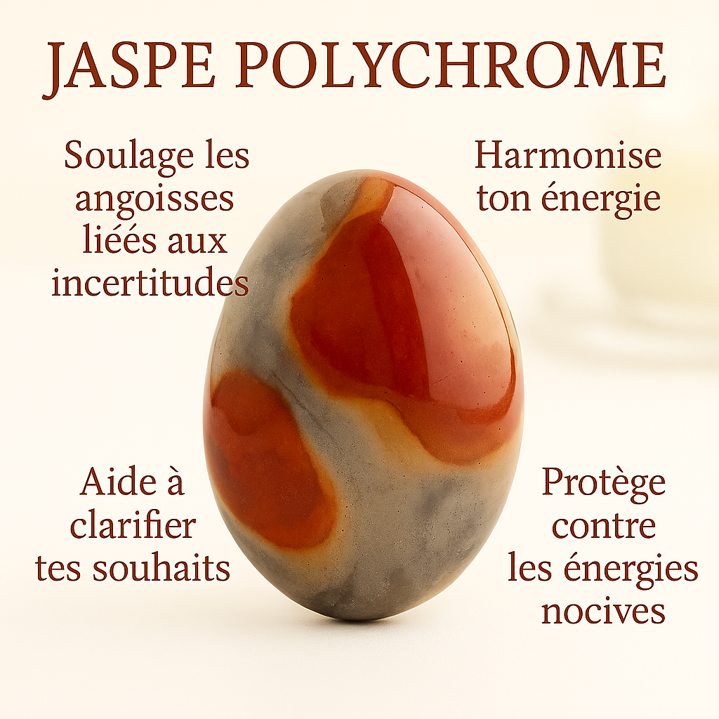 Pendentif en Jaspe Polychrome