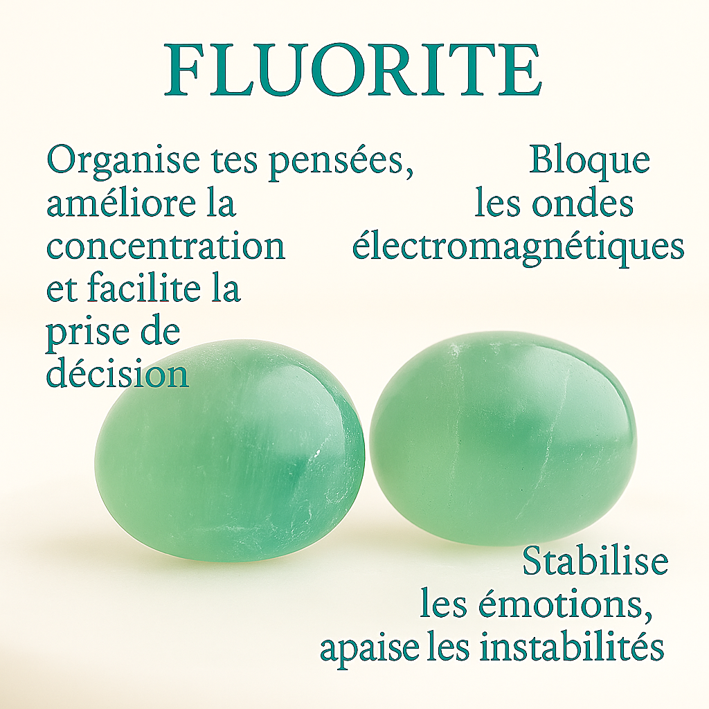 Pendentif en Fluorine Verte