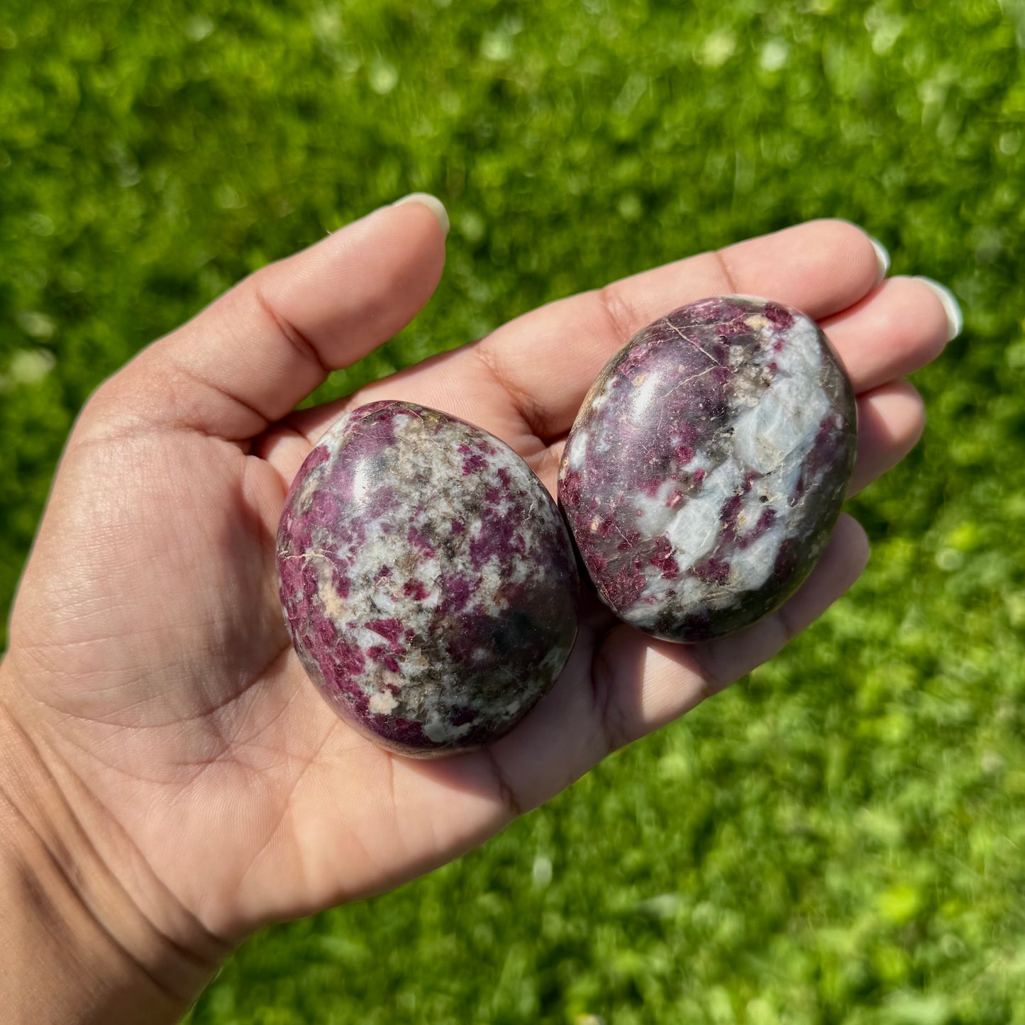 Galet en Rubellite