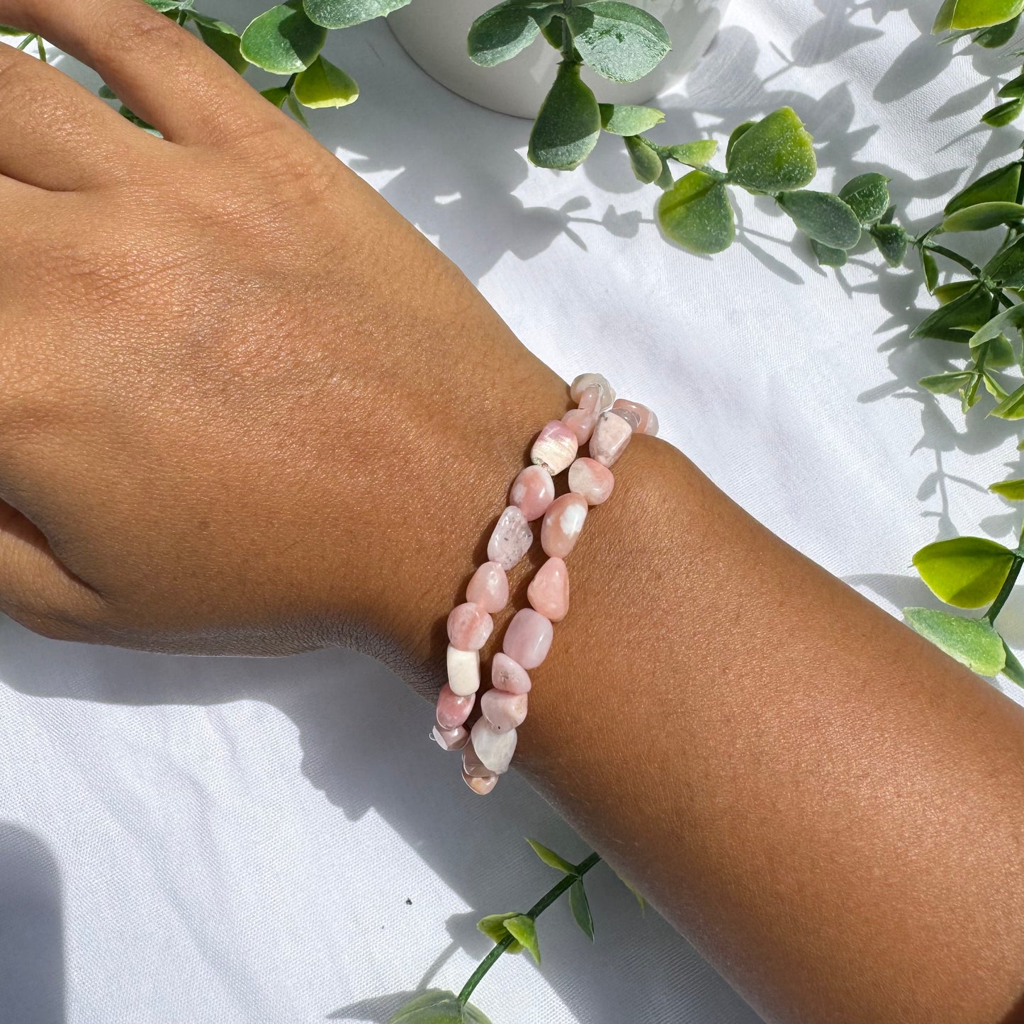 Bracelet en Rhodochrosite