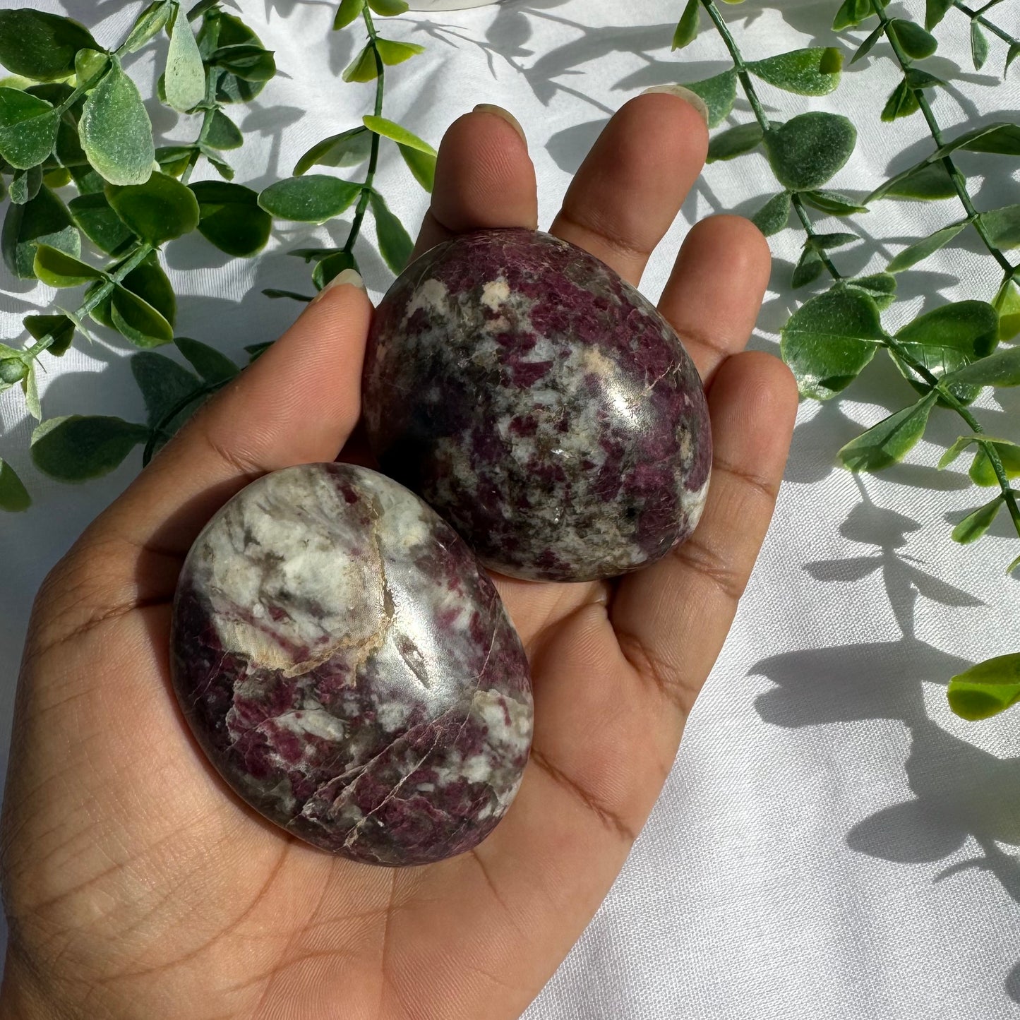 Galet en Rubellite