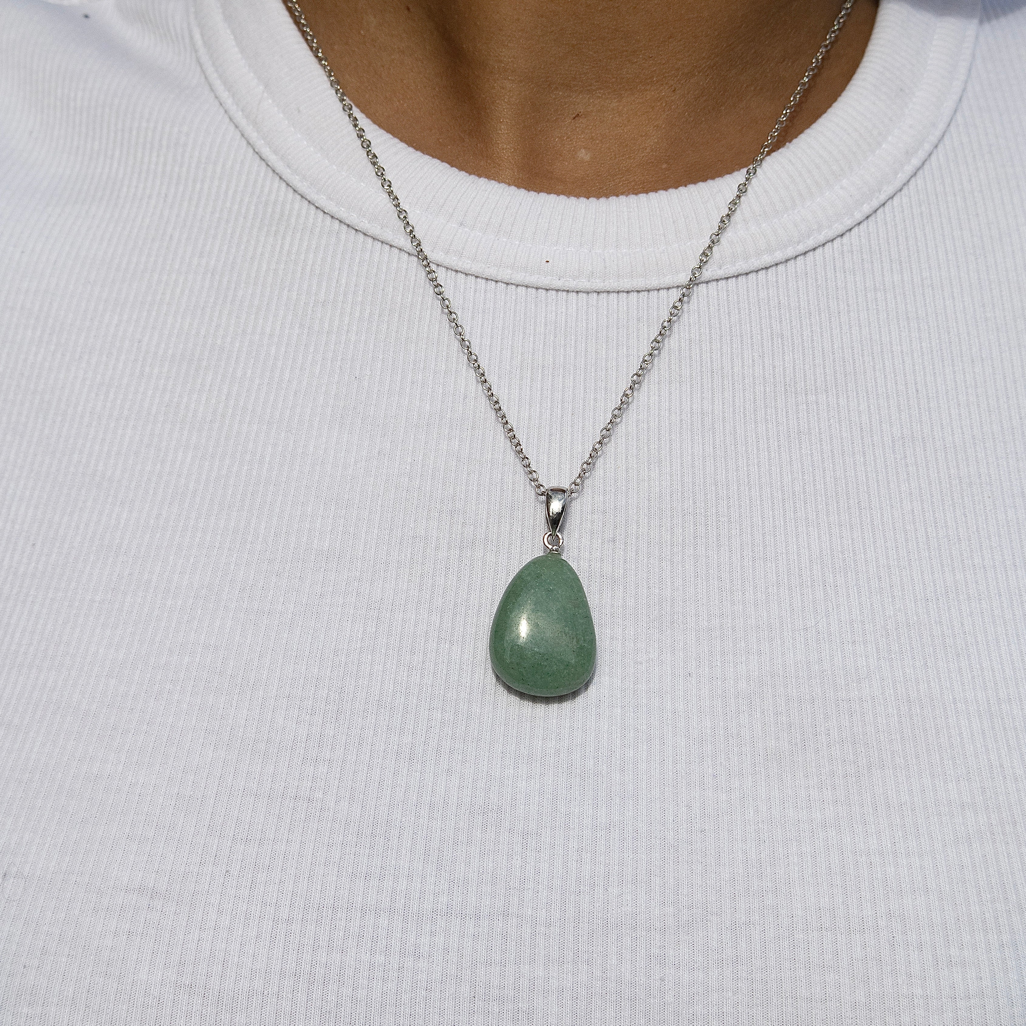 Pendentif en Aventurine verte