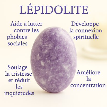 Pendentif en Lépidolite