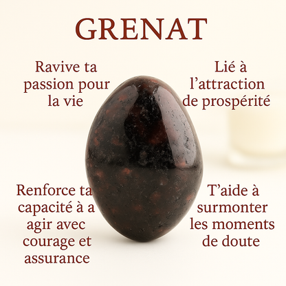Bracelet en Grenat 4mm
