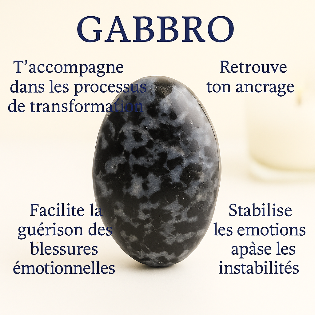 Pendentif en Gabbro