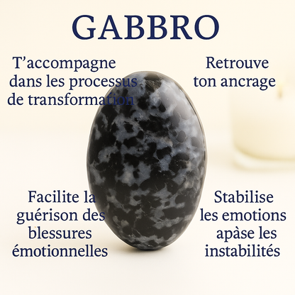 Pendentif en Gabbro