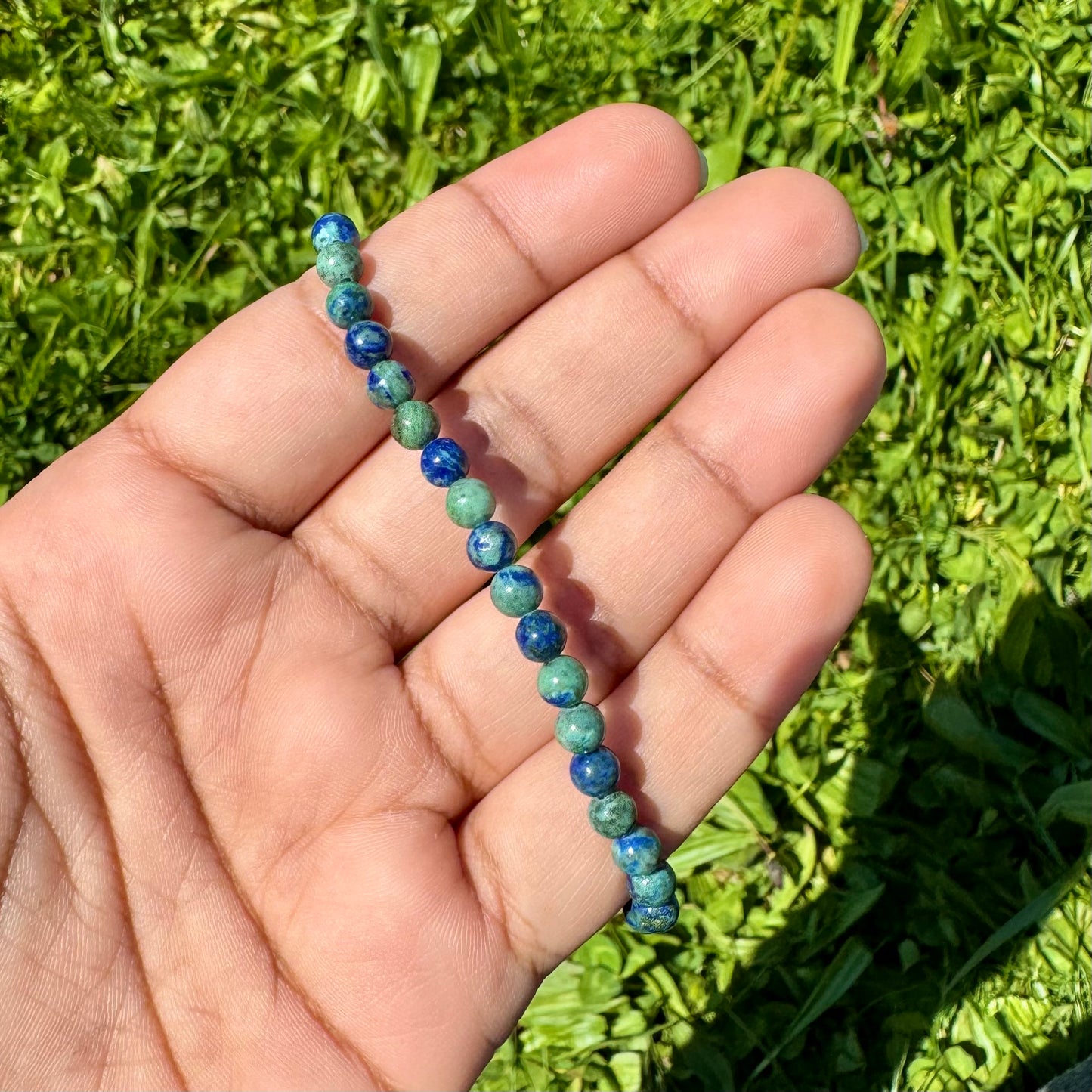 Bracelet en Azurite Malachite