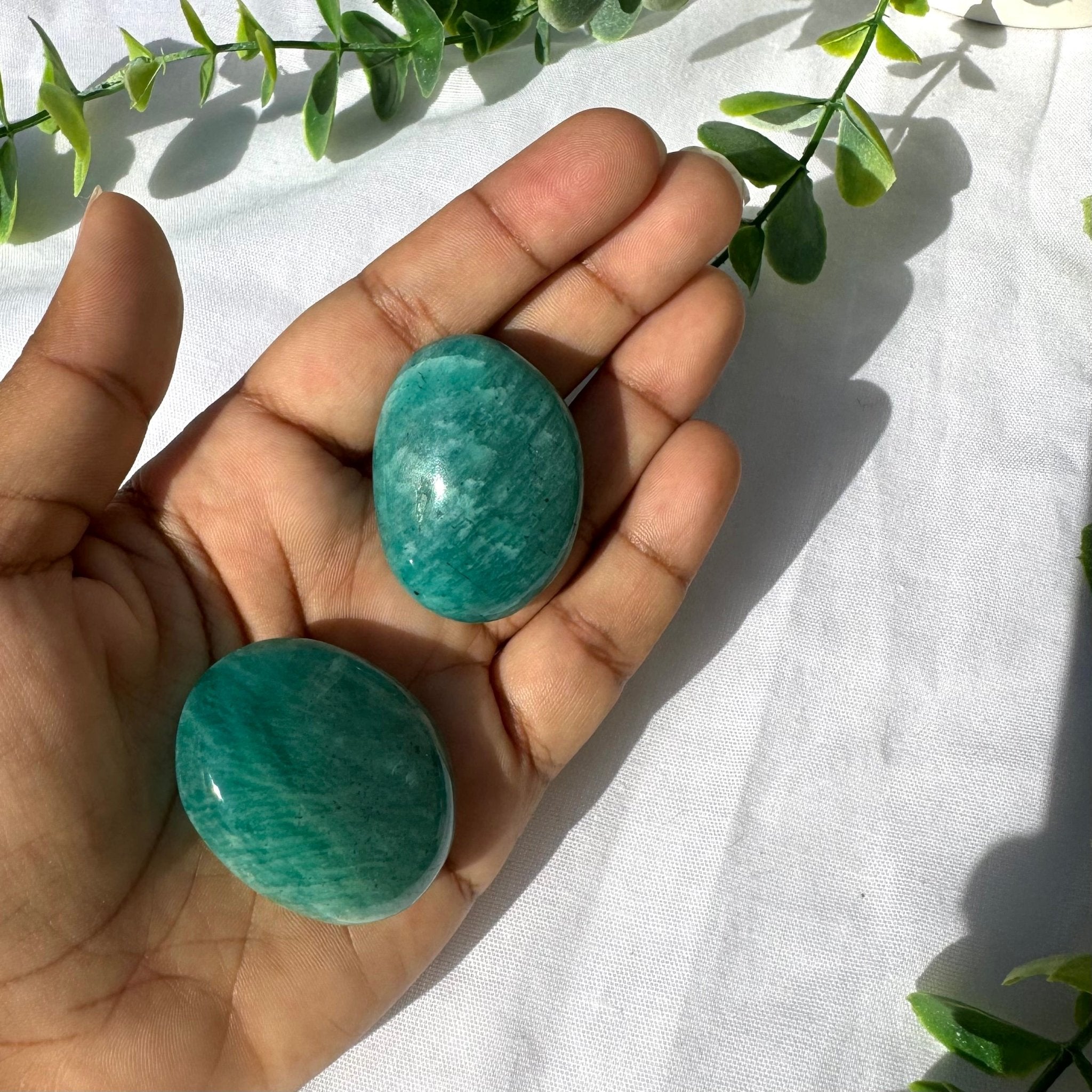 Galet en Amazonite