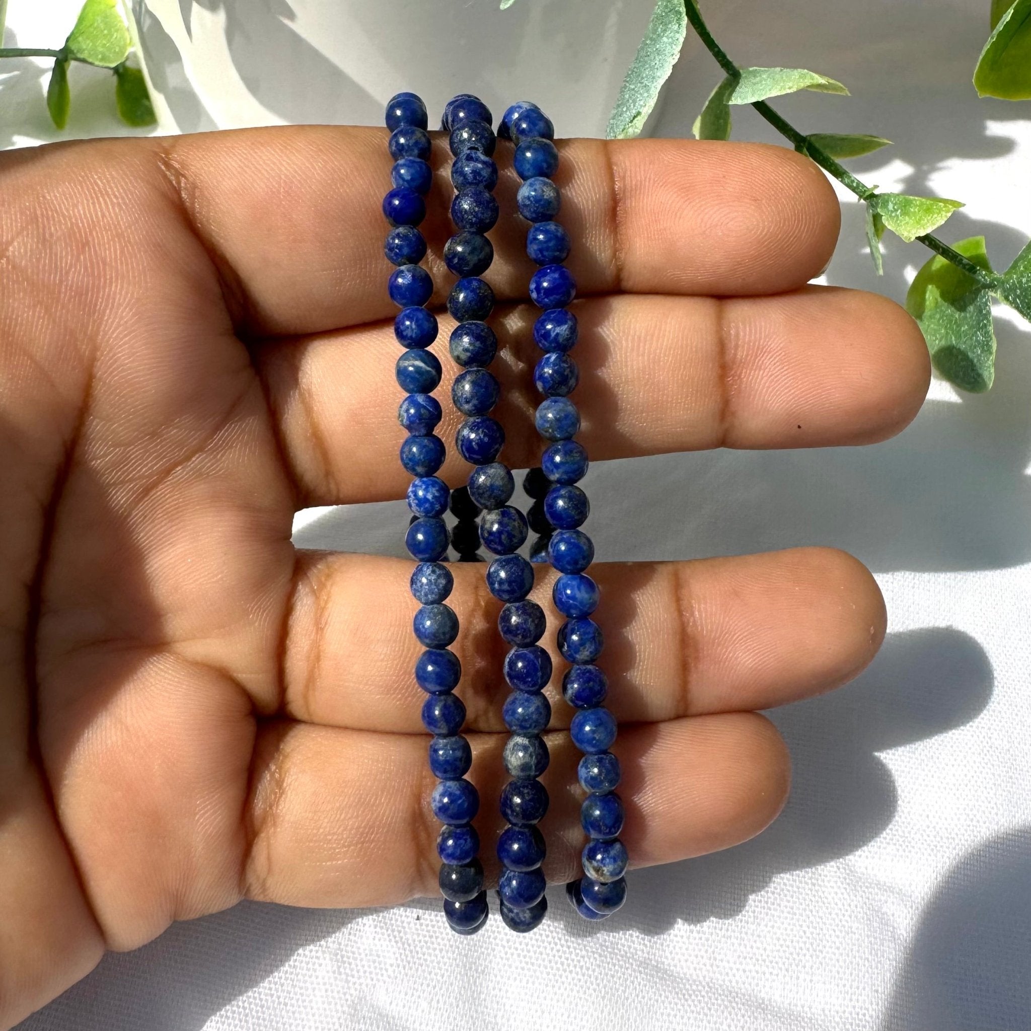 Bracelet en Lapis-Lazuli 4mm