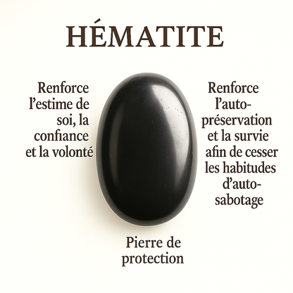 Bracelet en Hématite