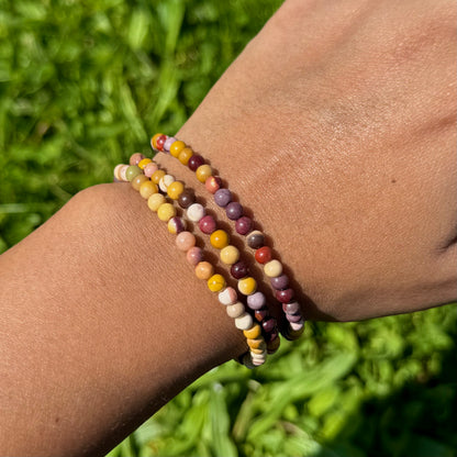 Bracelet en Jaspe Mokaite
