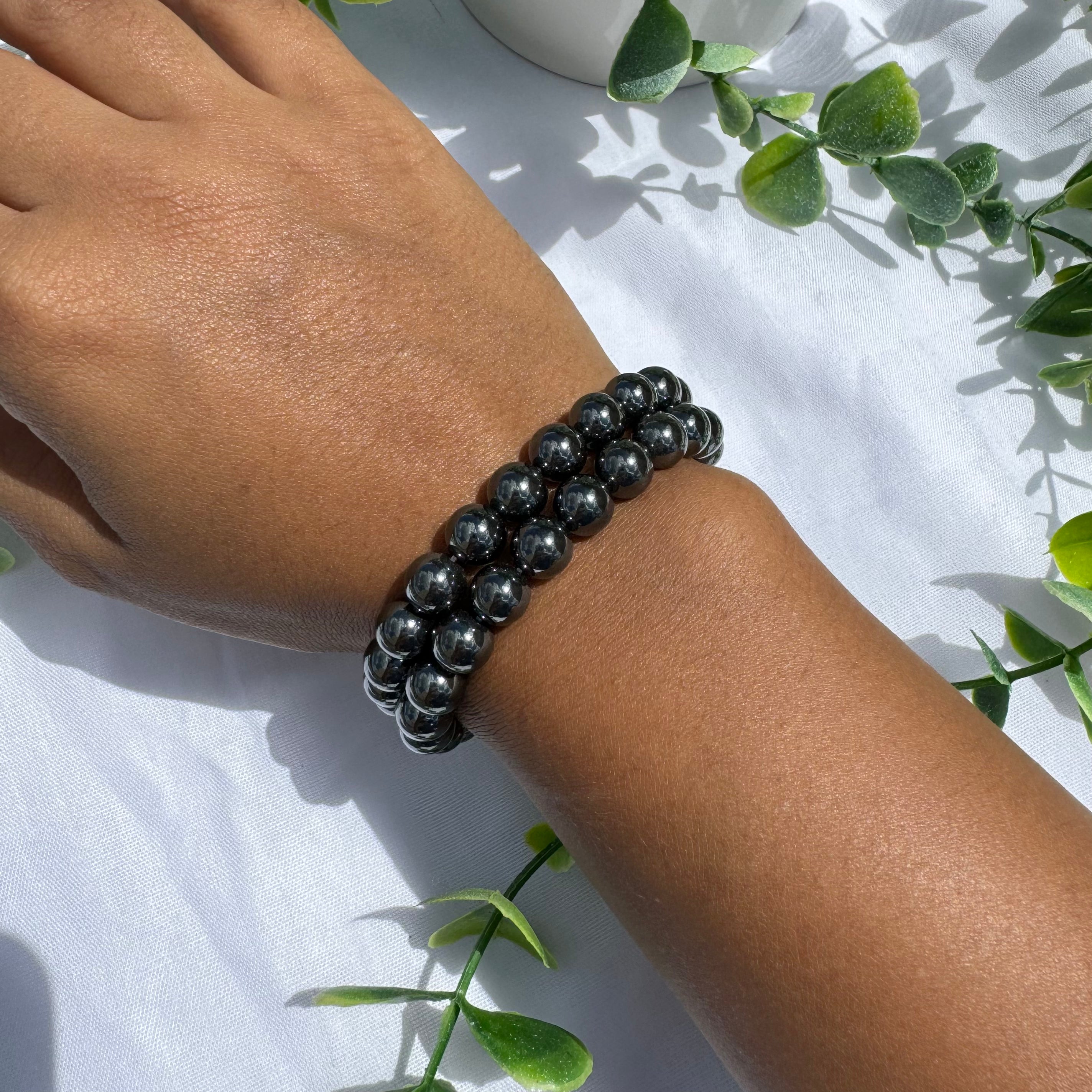 Bracelet en Hématite