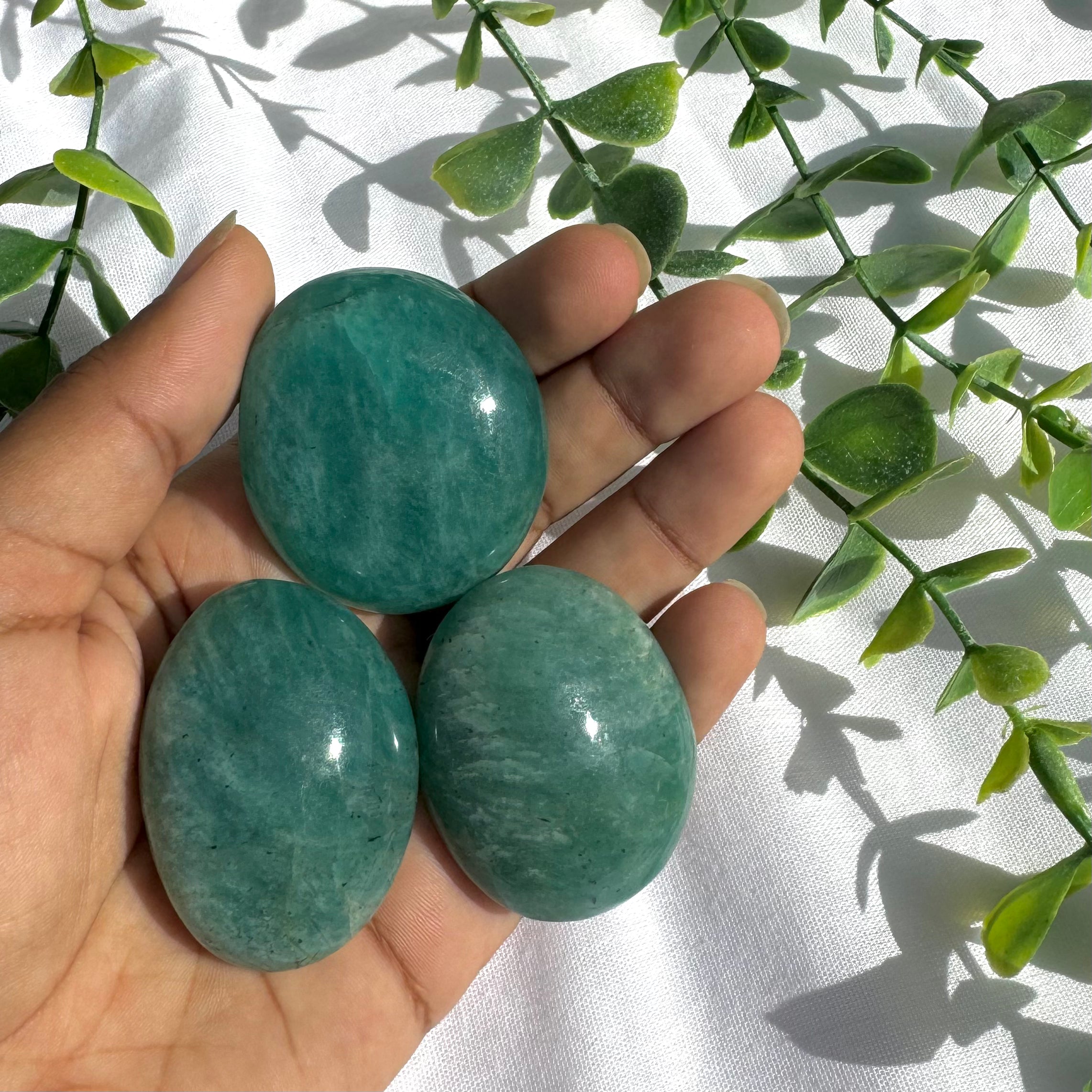 Galet en Amazonite