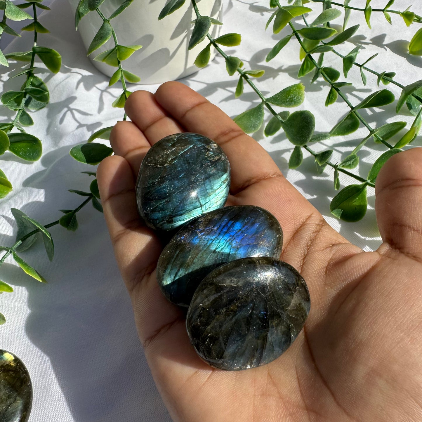 Galet en Labradorite